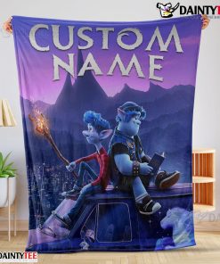 Disney Pixar Onward Poster Blanket Fleece Customized Blanket