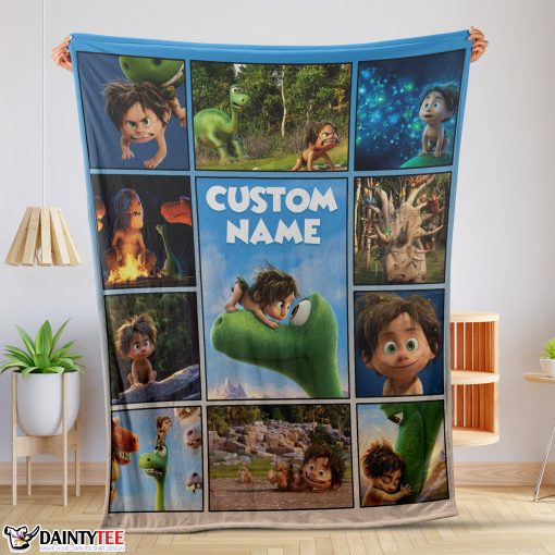 Disney Pixar The Good Dinosaur Collage Poster Blanket Fleece Customized Blanket