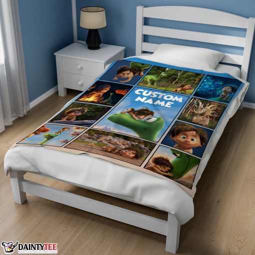 Disney Pixar The Good Dinosaur Collage Poster Blanket Fleece Customized Blanket