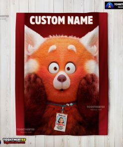 Disney Pixar Turning Red Blanket Fleece Customized Blanket