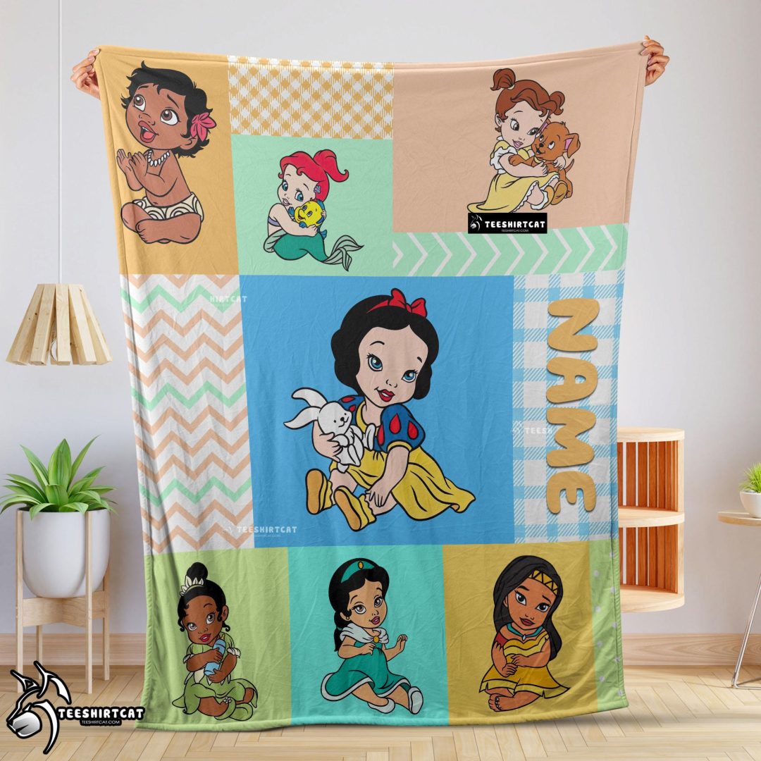 Disney Princess Baby Princess Blanket Fleece Customized Blanket Disney Princess Baby Princess Blanket Fleece Customized Blanket