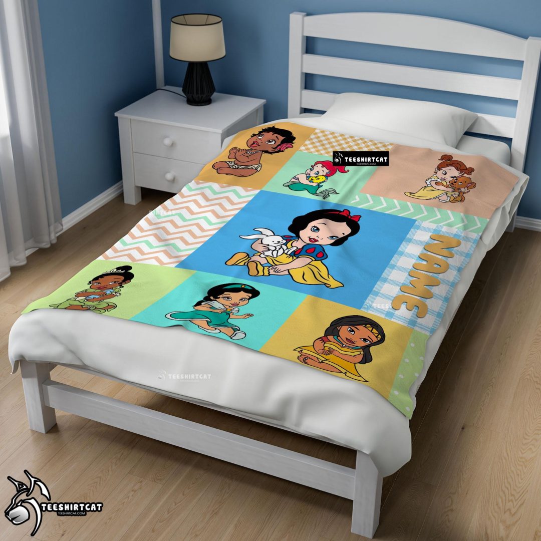 Disney Princess Baby Princess Blanket Fleece Customized Blanket Disney Princess Baby Princess Blanket Fleece Customized Blanket