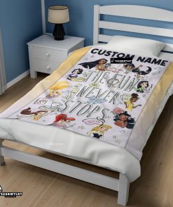 Disney Princess The Fun Never Stops Blanket Fleece Customized Blanket
