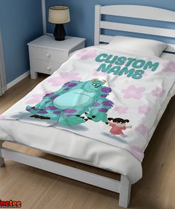 Disney Sulley & Boo Monsters Inc Blanket Fleece Customized Blanket