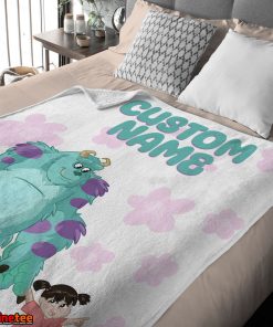 Disney Sulley & Boo Monsters Inc Blanket Fleece Customized Blanket