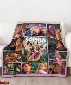Disney Tangled Collage Blanket Fleece Customized Blanket