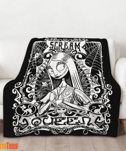 Disney The Nightmare Before Christmas Sally Scream Queen Blanket Fleece Customized Blanket