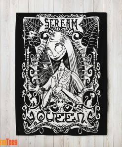 Disney The Nightmare Before Christmas Sally Scream Queen Blanket Fleece Blanket