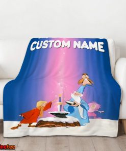 Disney The Sword In The Stone Magic And Wonder Blanket Fleece Customized Blanket