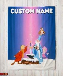 Disney The Sword In The Stone Magic And Wonder Blanket Fleece Customized Blanket