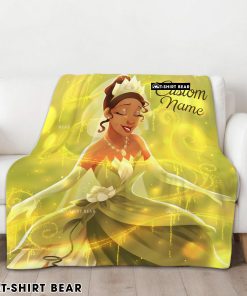 Disney Tiana Princess The Princess And The Frog Blanket Fleece Customized Blanket