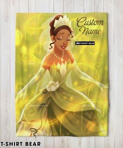 Disney Tiana Princess The Princess And The Frog Blanket Fleece Customized Blanket