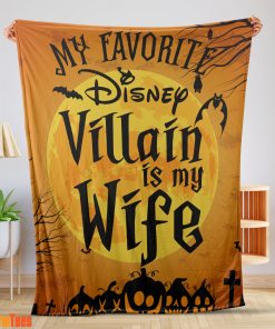 Disney Villain Wife Halloween Blanket Cozy, Funny, and Unique Blanket – Customize Blanket-mk-01