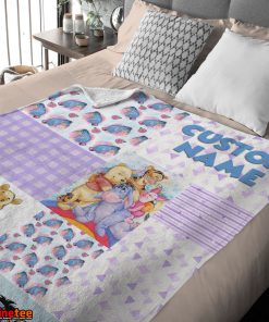 Disney Winnie The Pooh Friends Collage Poster Blanket Fleece Customized Blanket