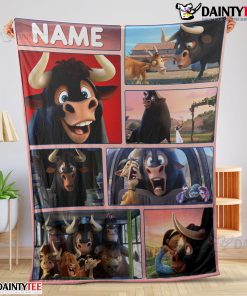 Ferdinand And Friends The Gentle Bull's Journey Blanket Fleece Customized Blanket