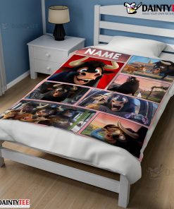 Ferdinand And Friends The Gentle Bull's Journey Blanket Fleece Customized Blanket