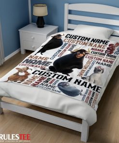 Ferdinand The Bull And Friends Blanket Fleece Customized Blanket