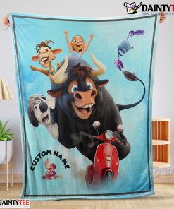 Ferdinand’s Wild Ride A Fun Filled Adventure Blanket Fleece Customized Blanket