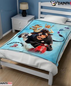 Ferdinand’s Wild Ride A Fun Filled Adventure Blanket Fleece Customized Blanket
