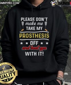 Funny Ampu Humor hoodie featuring a playful design about leg and arm recovery, perfect for amputees and rehabilitation.