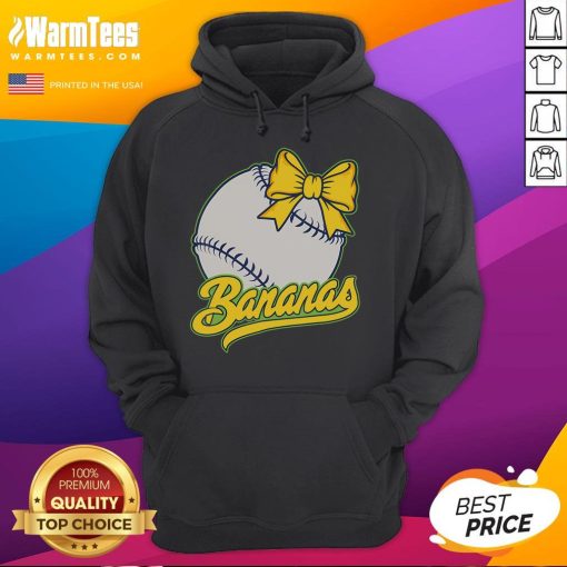 Funny Banana baseball hoodie for fruit lovers featuring a playful banana graphic and vibrant colors.