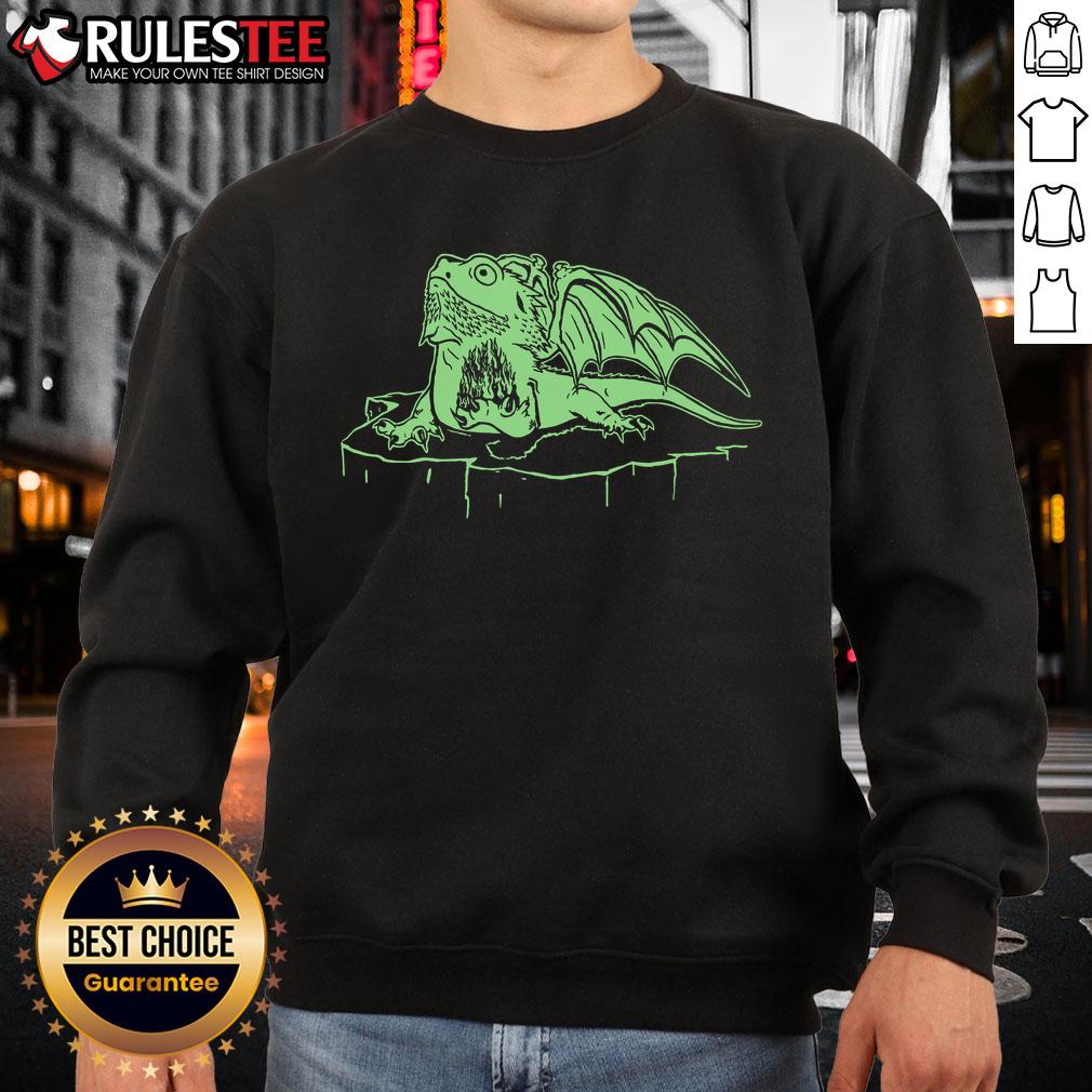 Funny Bearded Dragon Cool Lizard Reptile Bearded Dragon Pet Reptile Sweatshirt Funny bearded dragon sweatshirt featuring a cool lizard design, perfect for reptile pet lovers and enthusiasts.