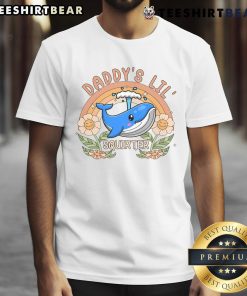 Funny Daddy's Lil Squirter inappropriate whale t-shirt featuring a humorous design perfect for playful dads.