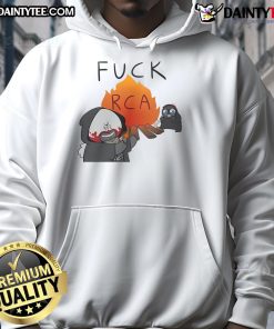 Funny Fck RCA Hoodie featuring a playful graphic design, perfect for casual wear and making a statement.