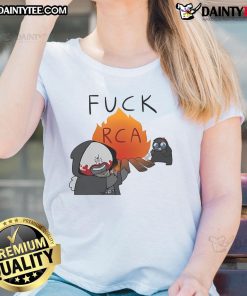 Funny Fck RCA Ladies Tee featuring a humorous graphic design, perfect for casual wear and adding a playful touch to your outfit.