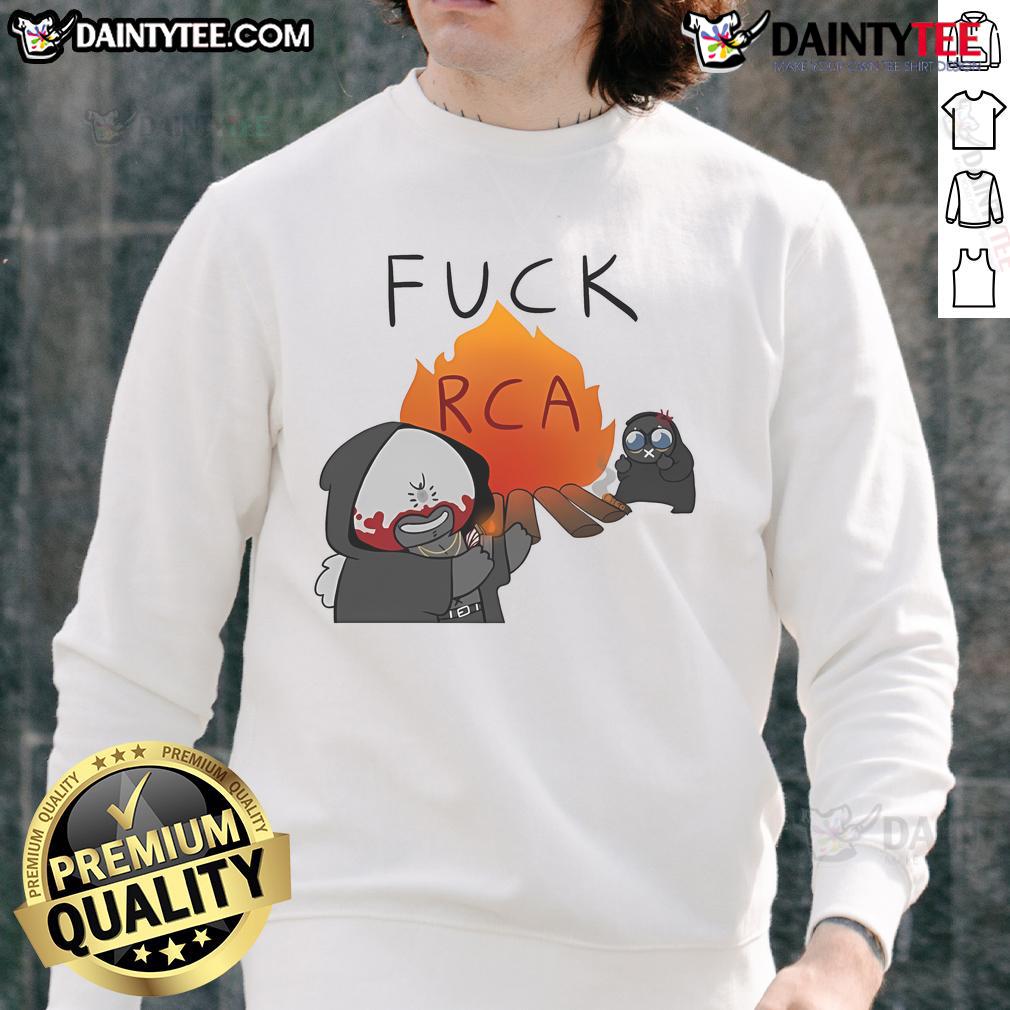 Funny Fck Rca Sweatshirt Funny F*ck RCA sweatshirt featuring a bold graphic design, perfect for casual wear and making a statement.