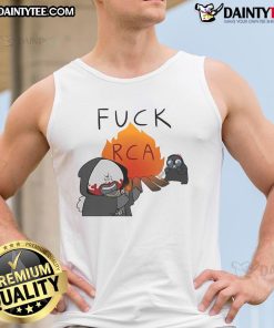 Funny F*ck RCA Tank Top featuring a humorous graphic design, perfect for casual summer wear and making a statement.