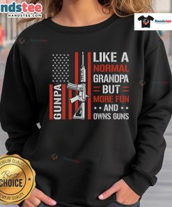 Funny Gunpa sweatshirt with playful design, perfect for grandpas who love fun, available in the USA.