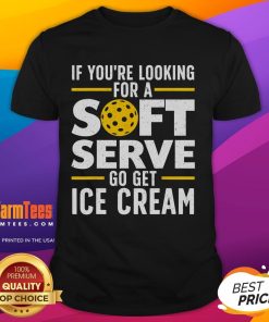 Alt Text: Funny Ice Cream T-Shirt featuring a soft serve design, perfect for ice cream lovers and summer fun.