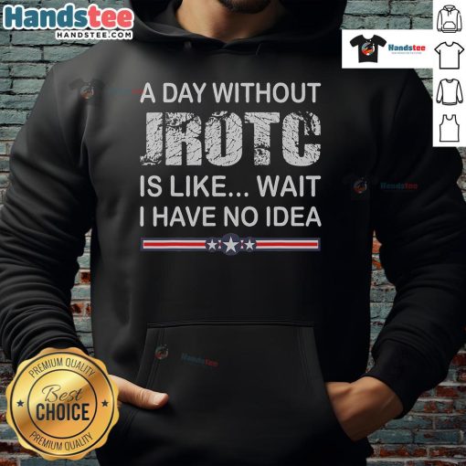 Funny JROTC distressed hoodie for junior ROTC members featuring a humorous design and comfortable fit for cadets.