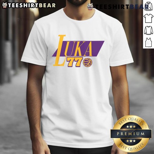 Funny Sports Stuff Luka Tee Basketball T-Shirt featuring a playful design perfect for Luka Doncic fans and sports lovers.