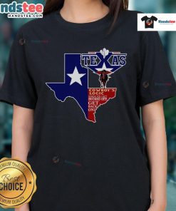 Funny Texas Cowboy Logic Ladies Tee featuring humorous cowboy sayings and a stylish design for women.