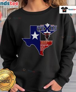 Funny Texas Cowboy Logic Sweatshirt featuring humorous cowboy sayings and a rustic design perfect for casual wear.