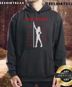 Funny Pole Bruise Map design on a pole dancing hoodie, showcasing playful graphics for pole dancing enthusiasts.