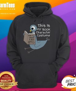 Kids wearing a funny book character pigeon hoodie, enjoying reading and embracing their creative costumes.