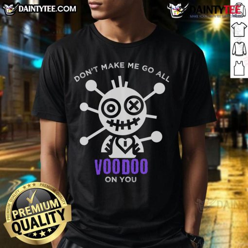 Funny Voodoo Doll Mardi Gras T-Shirt featuring a sarcastic Halloween design perfect for celebrating in New Orleans.