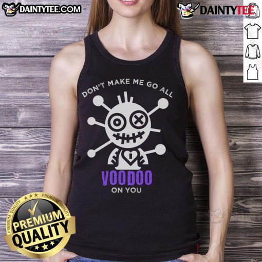 Funny Voodoo Doll Mardi Gras tank top for Halloween in New Orleans, featuring a sarcastic design perfect for festive celebrations.