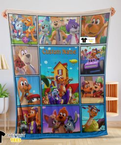 Go Dog Go With Friends Blanket Fleece Customized Blanket
