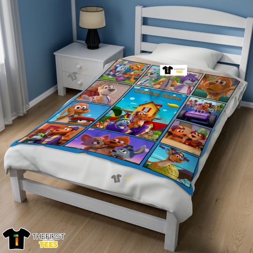 Go Dog Go With Friends Blanket Fleece Customized Blanket