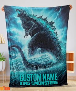 Godzilla King Of The Monsters Blanket Fleece Customized Blanket-mk-01