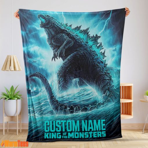 Godzilla King Of The Monsters Blanket Fleece Customized Blanket-mk-01