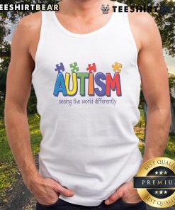 Good Autism Awareness tank top promoting understanding and support, showcasing a vibrant design celebrating unique perspectives.