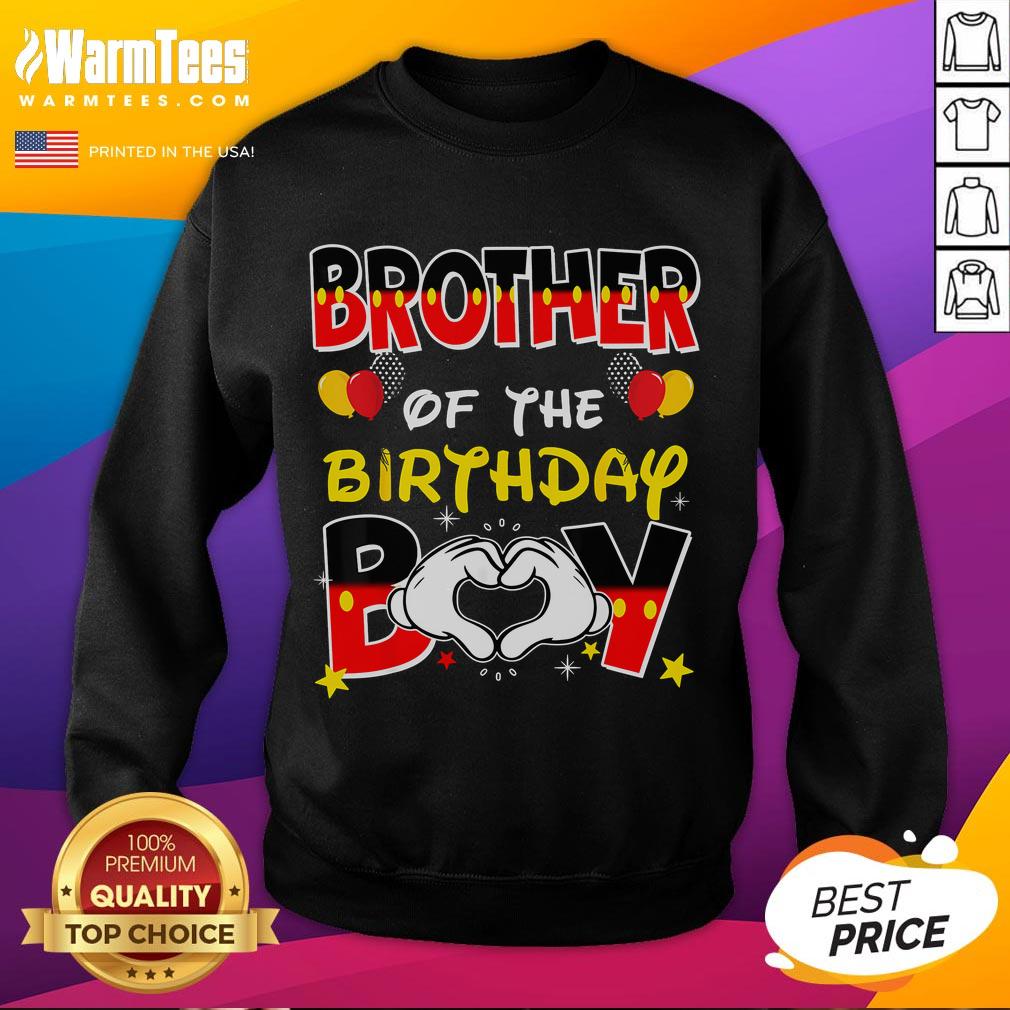 Good Brother Of The Birthday Boy Family Sweatshirt Good Brother of the Birthday Boy Family Sweatshirt featuring a fun design perfect for birthday celebrations.