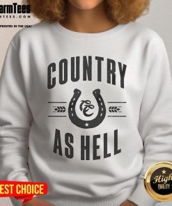 Good Cornbread Cowboi Horseshoe Country sweatshirt featuring a rustic design perfect for country fans and cozy outfits.