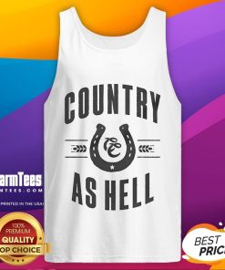 Good Cornbread Cowboy Horseshoe Country tank top with a rustic design, perfect for country music fans and outdoor adventures.
