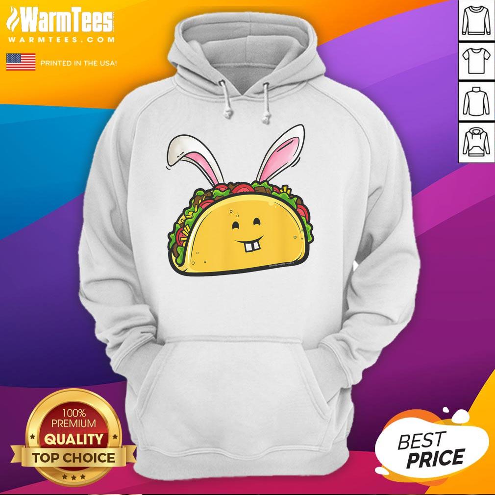 Good Easter Taco With Bunny Ears Taco Lovers Easter Hoodie Good Easter taco with bunny ears on a vibrant hoodie for taco lovers celebrating Easter.